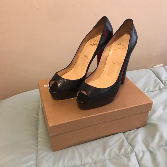 Christian Louboutin Black leather heels - Picture 3 of 4